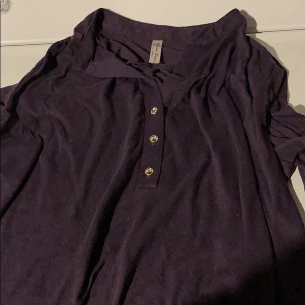 Purple casual button down size 1x